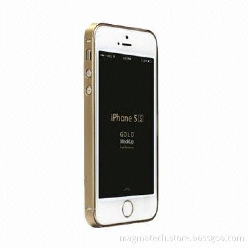 Stainless steel bumper II case for iPhone 5/5S, attractive design, various colors available, gold